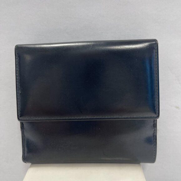 Gucci Vintage Jackie Piston Lock Compact Patent Leather Wallet-Black - Preowned - Picture 2 of 15